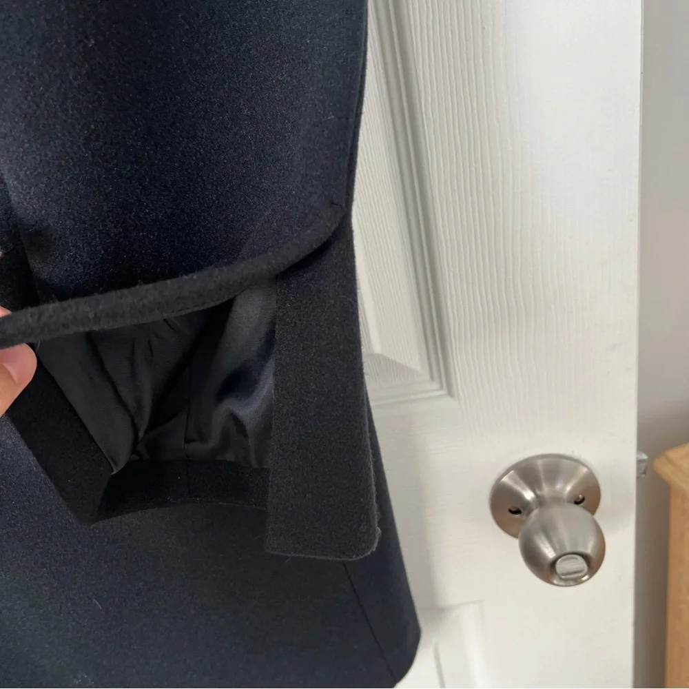Calvin Klein Men's Black Overcoat Top Coat